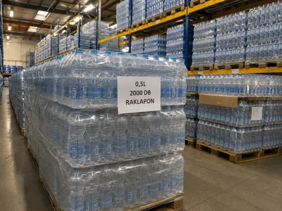 Ásványvíz 0,5L — 2000 db raklapon
